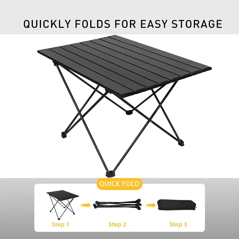 

Folding Camping Table Outdoor Portable Durable Garden Picnic Barbecue Desk Furniture Foldable Aluminum Alloy Computer Desk