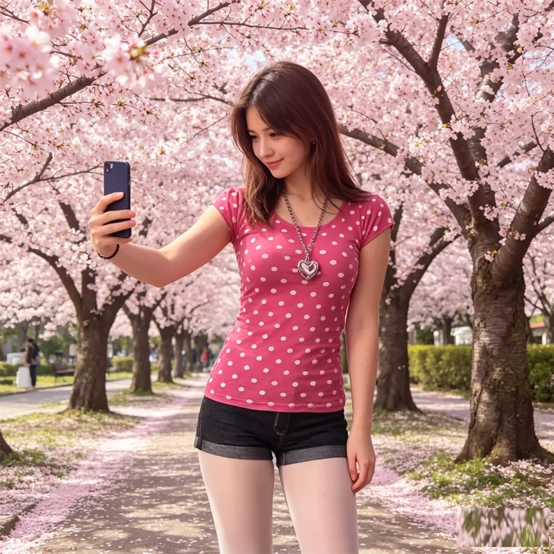 Y2K Women's T-Shirt Coquette Pink Polka Dot Slim Fit Short Sleeve Tee Cute Barbiecore Aesthetic Casual Top Summer Streetwear