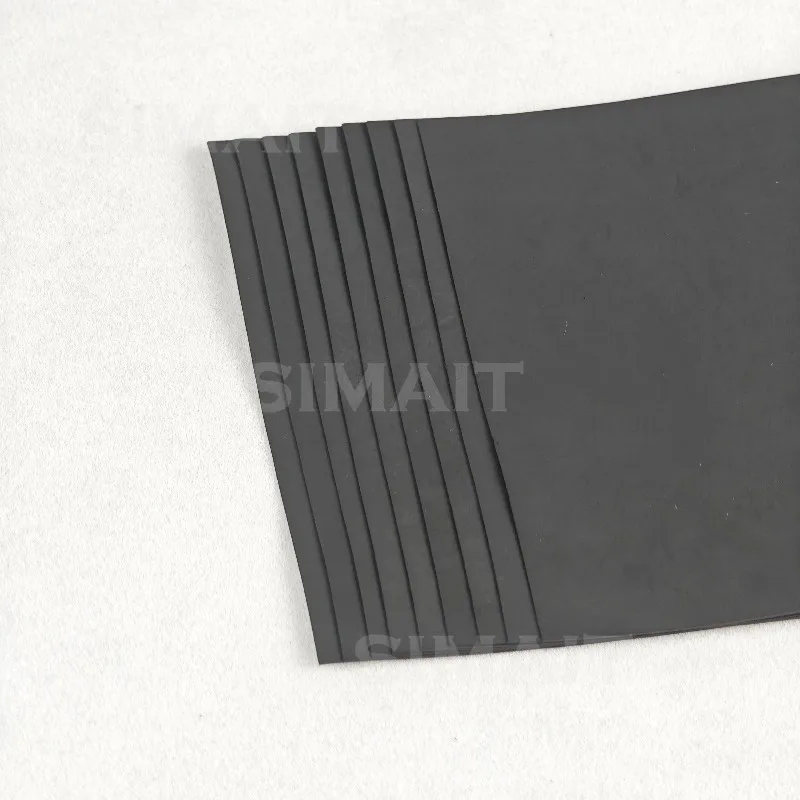 Waterproof Breathable Membrane 10 * 10cm Black Conductive Metal Fuel Cell Air Diffusion Layer, Zinc Air Hydrophobic Layer
