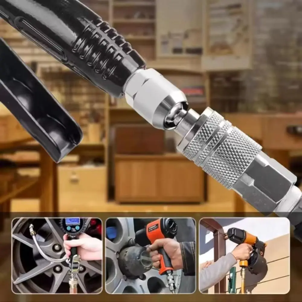 Anti‑Twist 360° Swivel Air Plug Universal Female Male Air Line Fitting Pneumatic Plug Pneumatic Tool System