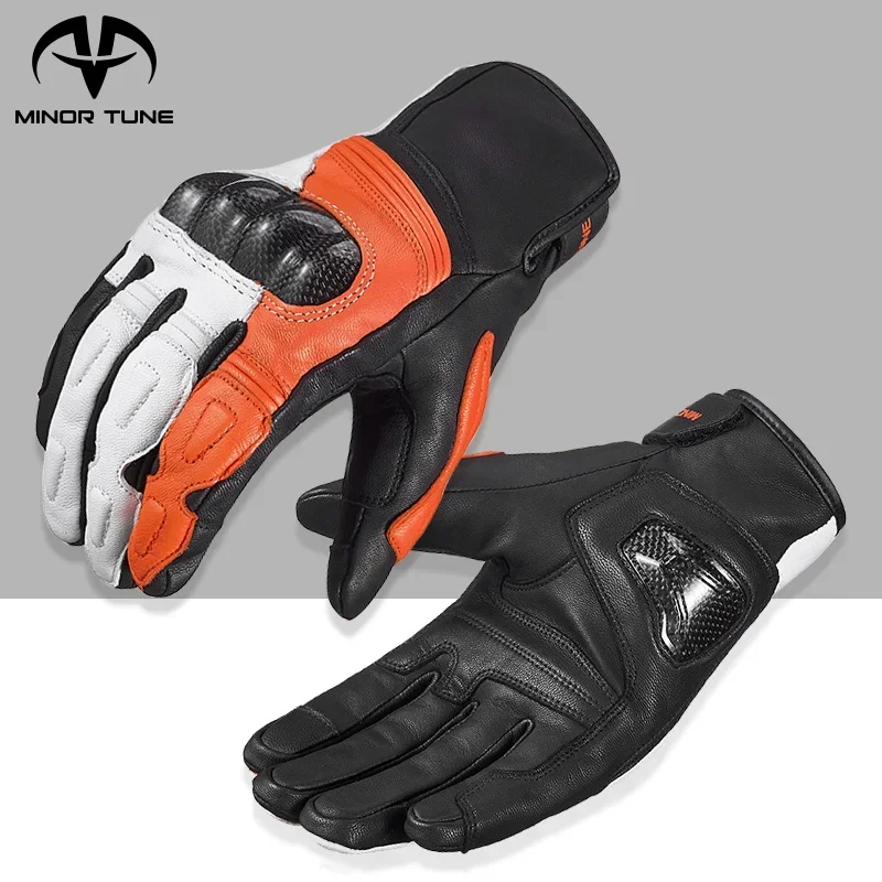 Gants d'équitation de moto pour hommes et femmes, équipement de protection, écran tactile, chaud, épaissi, anti-chute, auto-chauffant, hiver