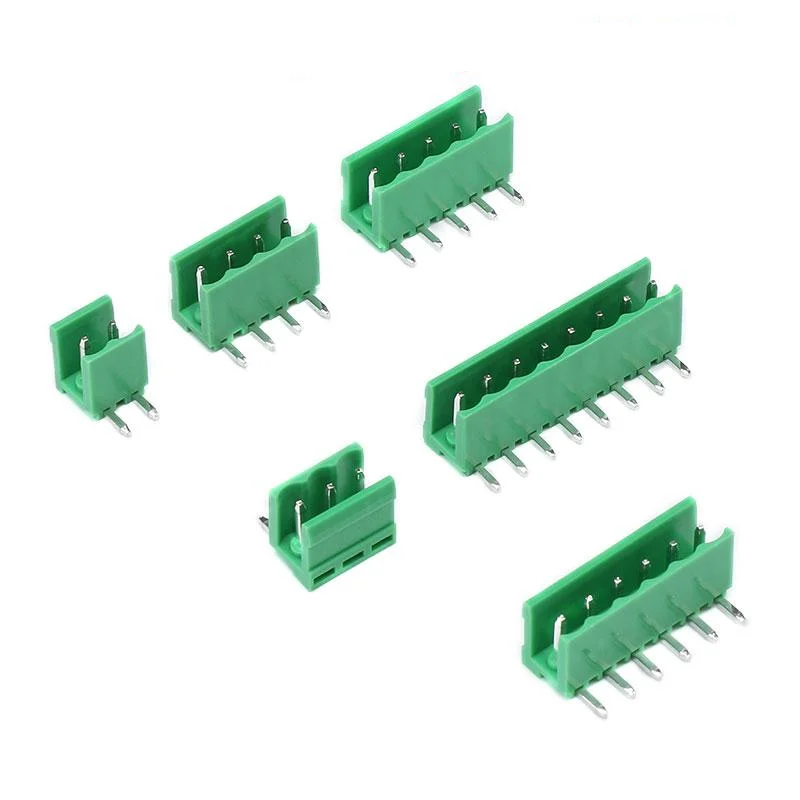 

10pcs HT5.08 2P/3P/4P/5P/6P/8P Pitch 5.08mm Block 300V 10A Connector Right Angle Needle Socket Terminal