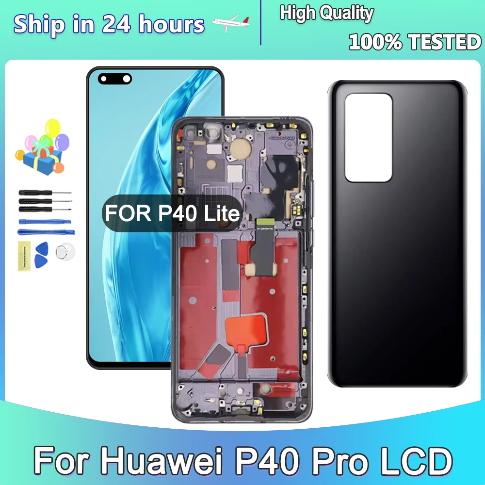 

6.58‘’TFT Display For Huawei P40 Pro ELS-N04,ELS-NX9 ELS-N29 LCD Screen Touch Digitizer Assembly For huawei P40 Pro