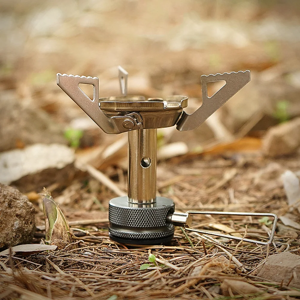 

Lightweight Mini Stove Head High Grade Material Precision Interface for Hiking Camping Picnic Portable Gas Stove Converter