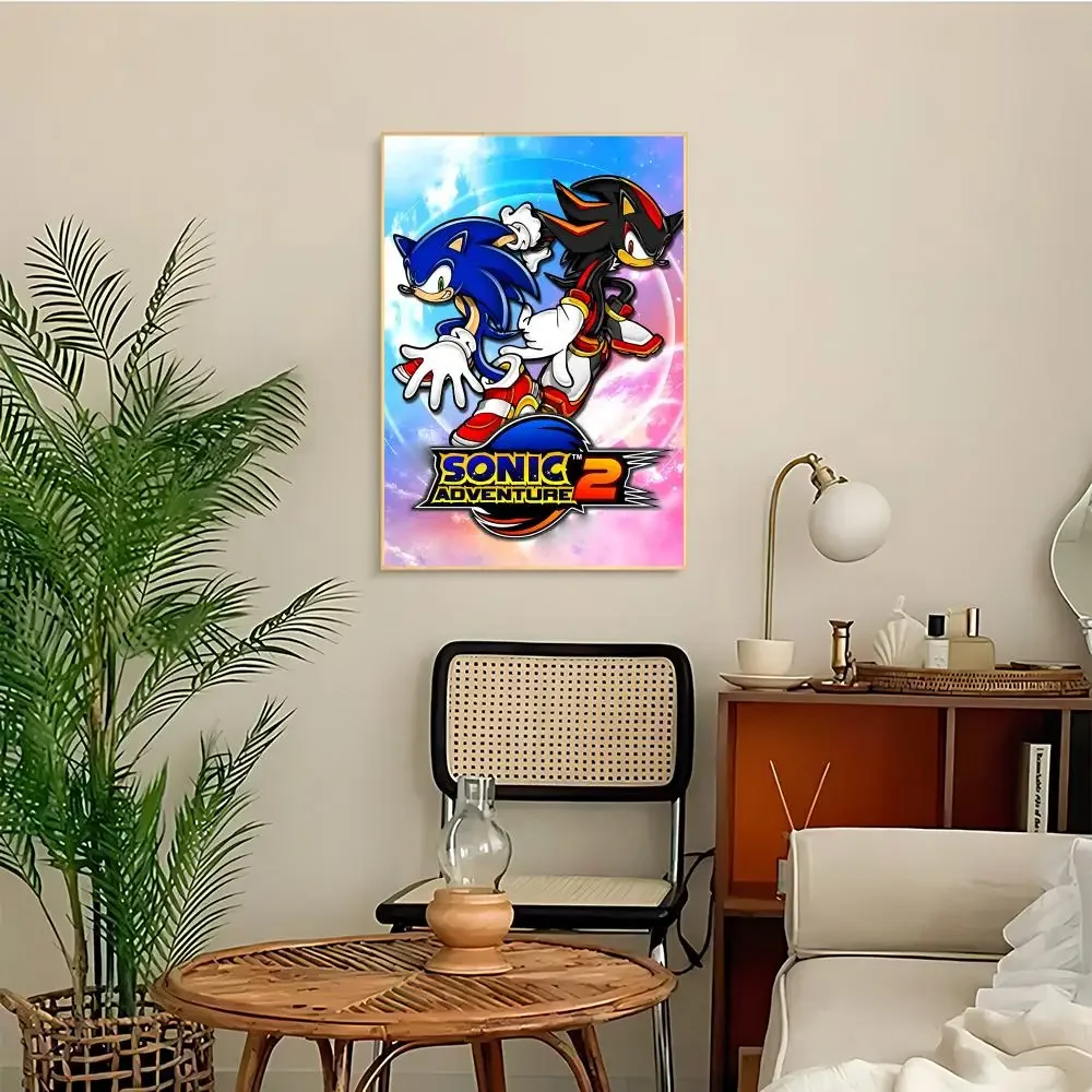Swift Sonic the HedgehogS Poster Stylish Art Poster Wall Decor for Living Room Bedroom Office Hotel Home Interior