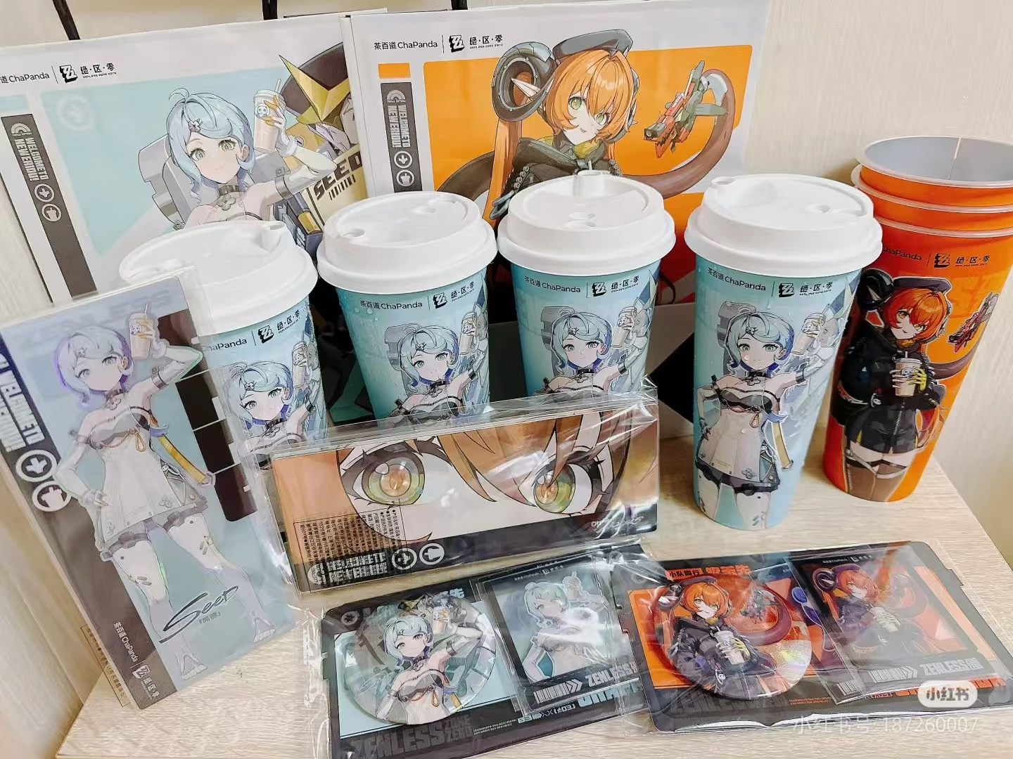 

[Official Collaboration] Zenless Zone Zero X ChaPanda Seed Orphie Magnusson Magus Acrylic Stand Badge Plastic Cup Paper Bag