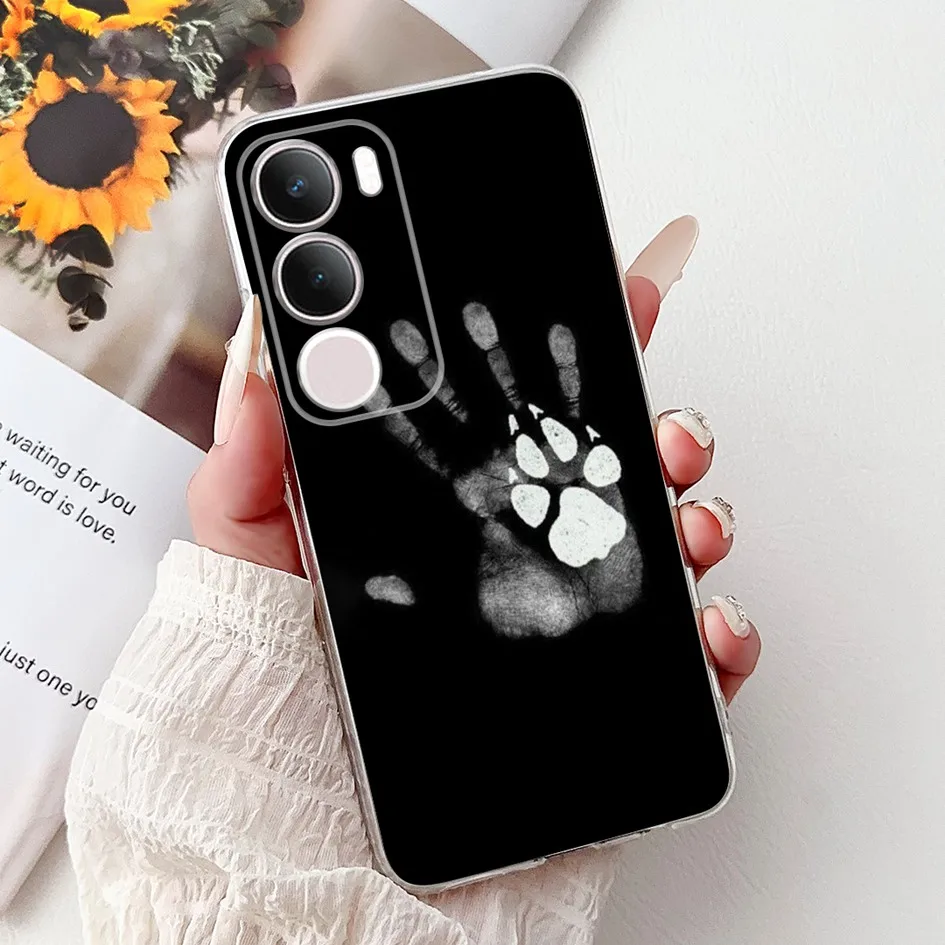 For Vivo Y19s Case VivoY19s V2419 Silicone Cover New Stylish Butterfly Flower Transparent Soft Funda For Vivo Y19s 4G Phone Case