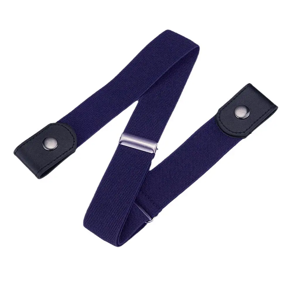 Adjustable Stretch Elastic Waist Band Invisible Belt Free Belts for Women Men Jeans Decorative Waistband Easy To Wear P1Q6