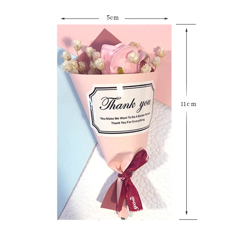 Valentine's Day Gift girl Mini Pack Gypsophila Bouquet Fresh And Natural Handmake Soap Rose Dried Flowers Gift Home Decoration