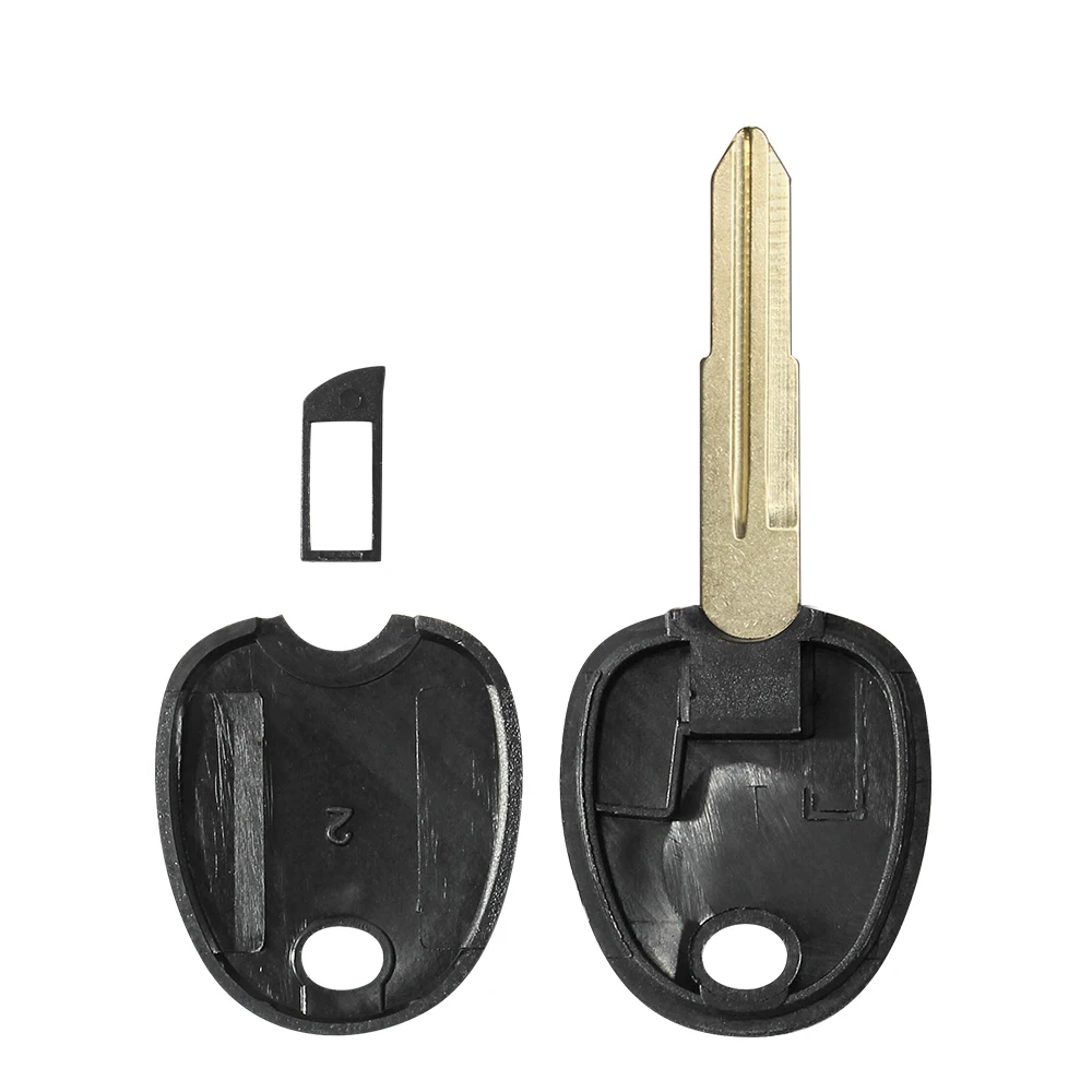 KEYYOU Uncut Car Key Blank Key Shell Case per Hyundai Accent Tucson Elantra Santa Fe i10 Key No Chip Right Blade