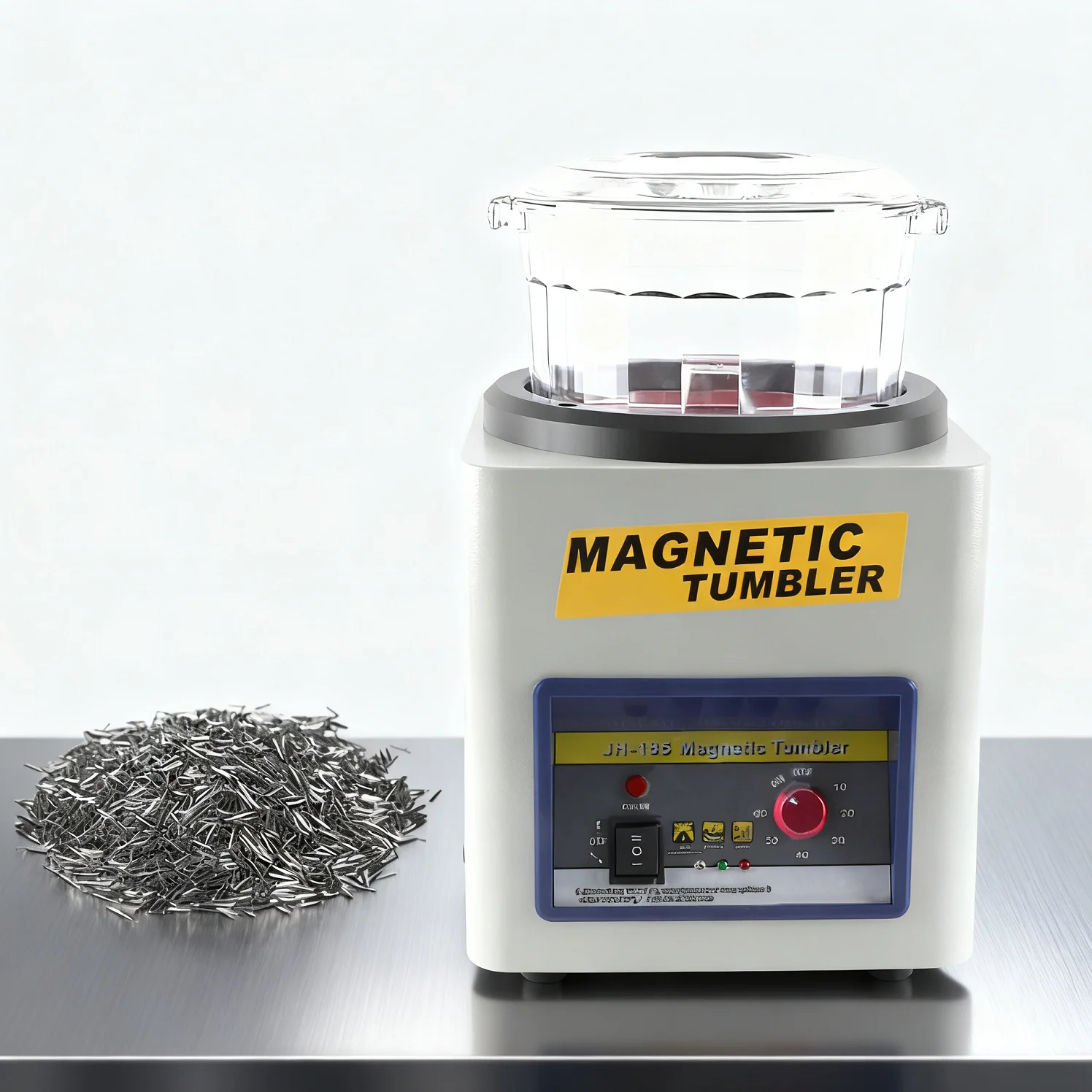 Magnetic Tumbler Jewelry Polisher Precision Magnetic Polishing Machine Compact Jewelry Making Tool Magnetic Finishing Equipment