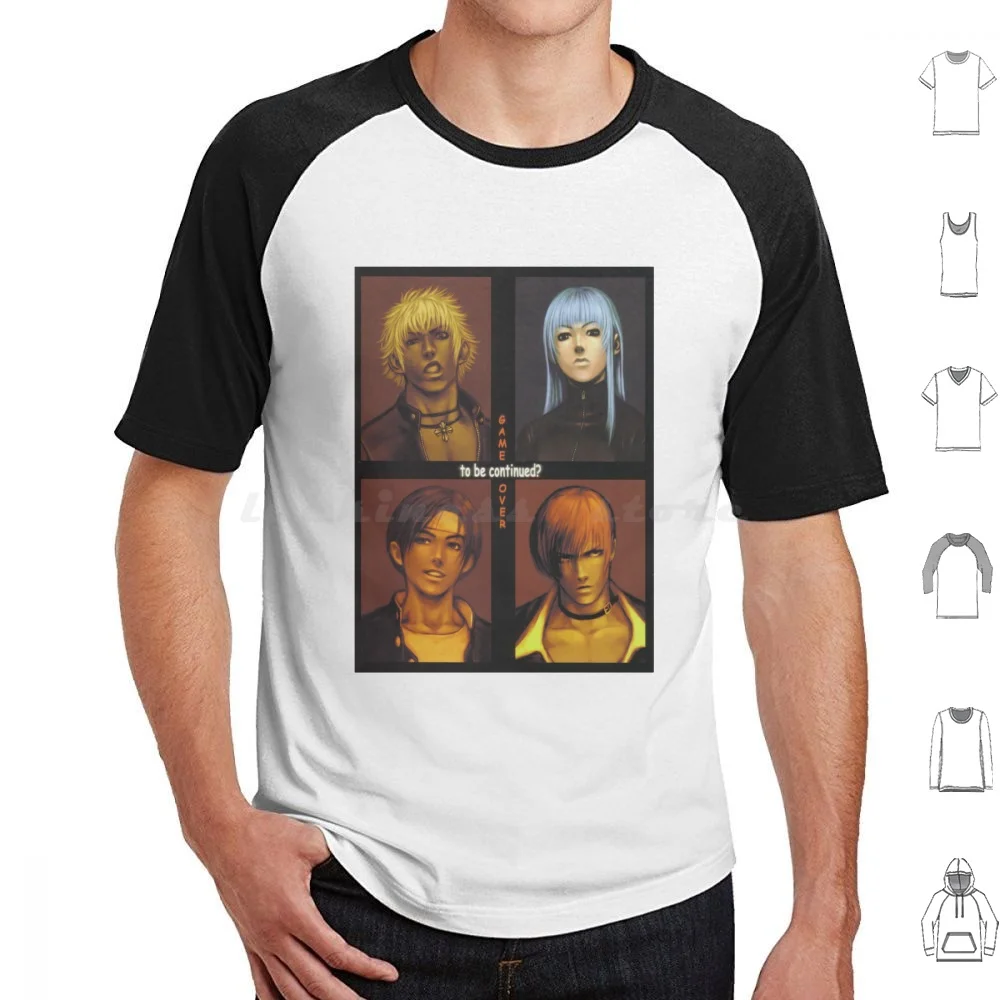 

Snk Game Over T Shirt Cotton Men Women DIY Print Kof King Of Fighters Snk Arcade Game Fighting The King Of Fighters Fgc King