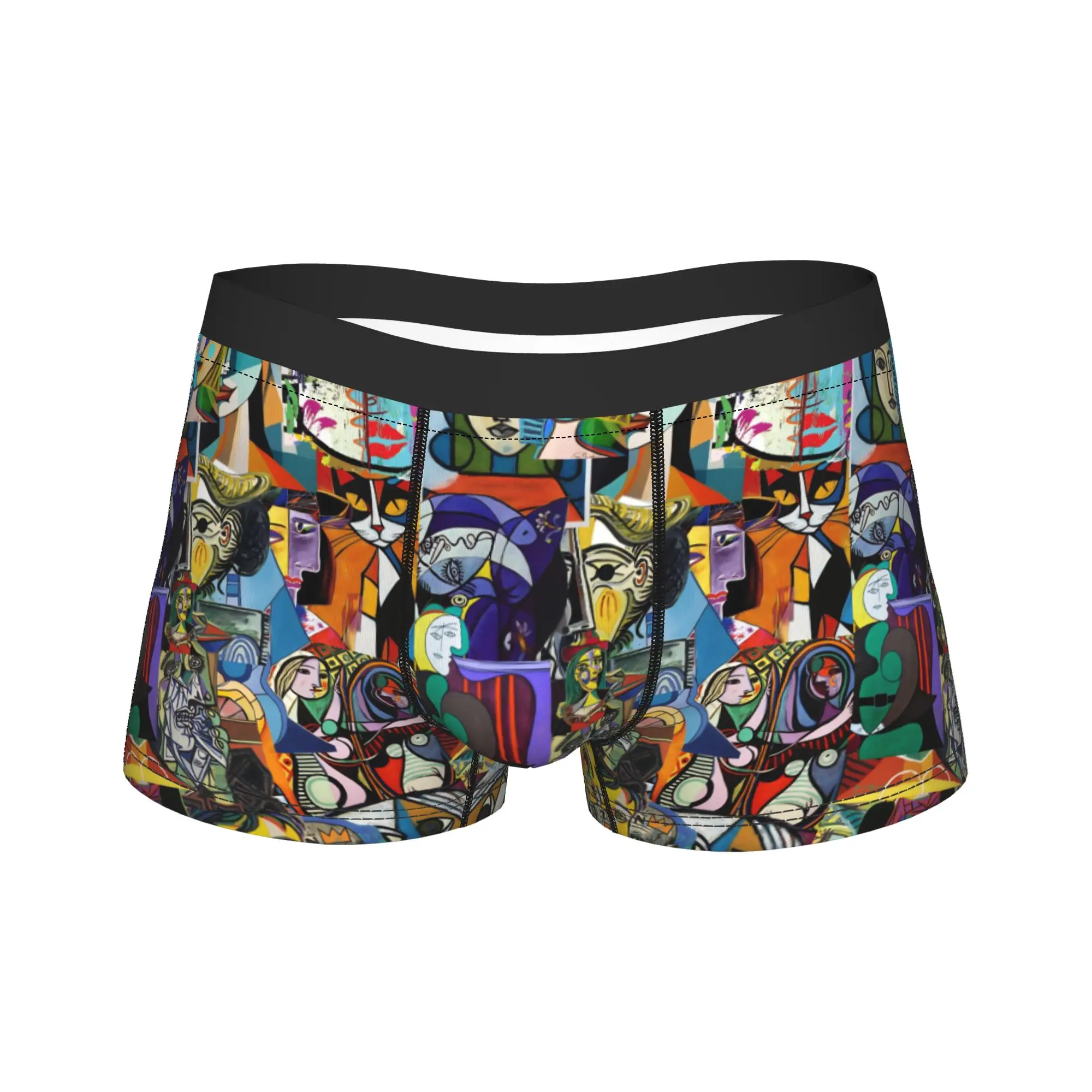 

Pablo Picasso Art Underwear Spanish Artist Printed Boxer Shorts Trenky Man Underpants Classic Shorts Briefs Gift