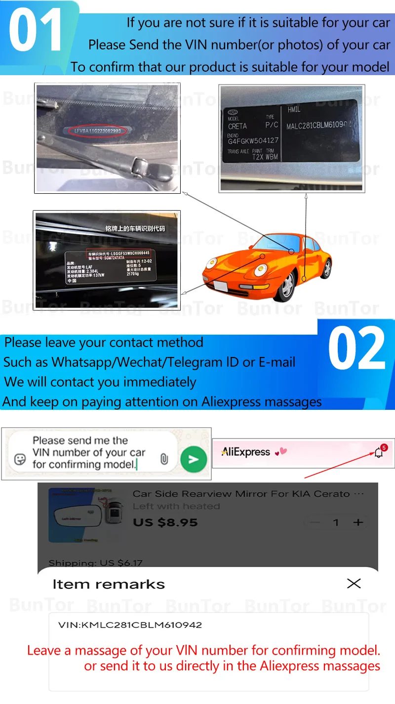 Für Hyundai IONIQ5 2022 2023 2024 2025 Rückspiegelglas/87611-GI110 Linkes und rechtes Außenspiegelobjektiv/87611-K2000 Autoteil – Detail 11