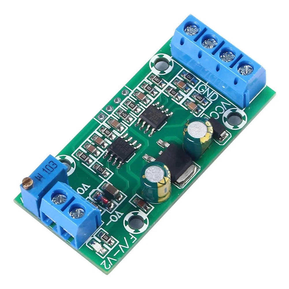 DC 12-30V For Frequency To Voltage Converter 0-10V 5V For Pulse Signal Analog Transducer With Optical Isolation For Industrial C