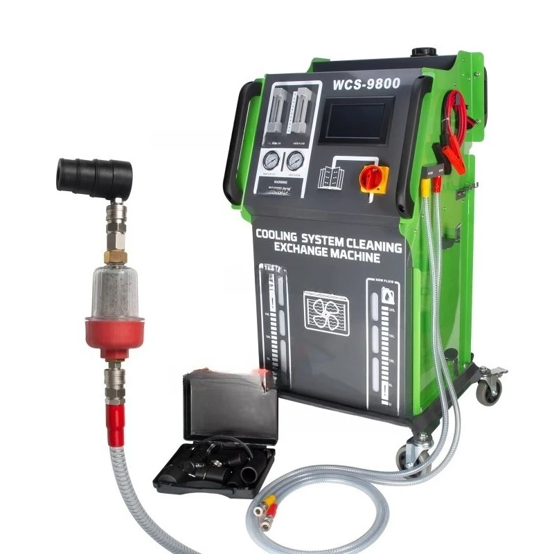

WCS-9800F diesel car cooling system cleaning machine and car coolant switch/car maintenance machine with filter