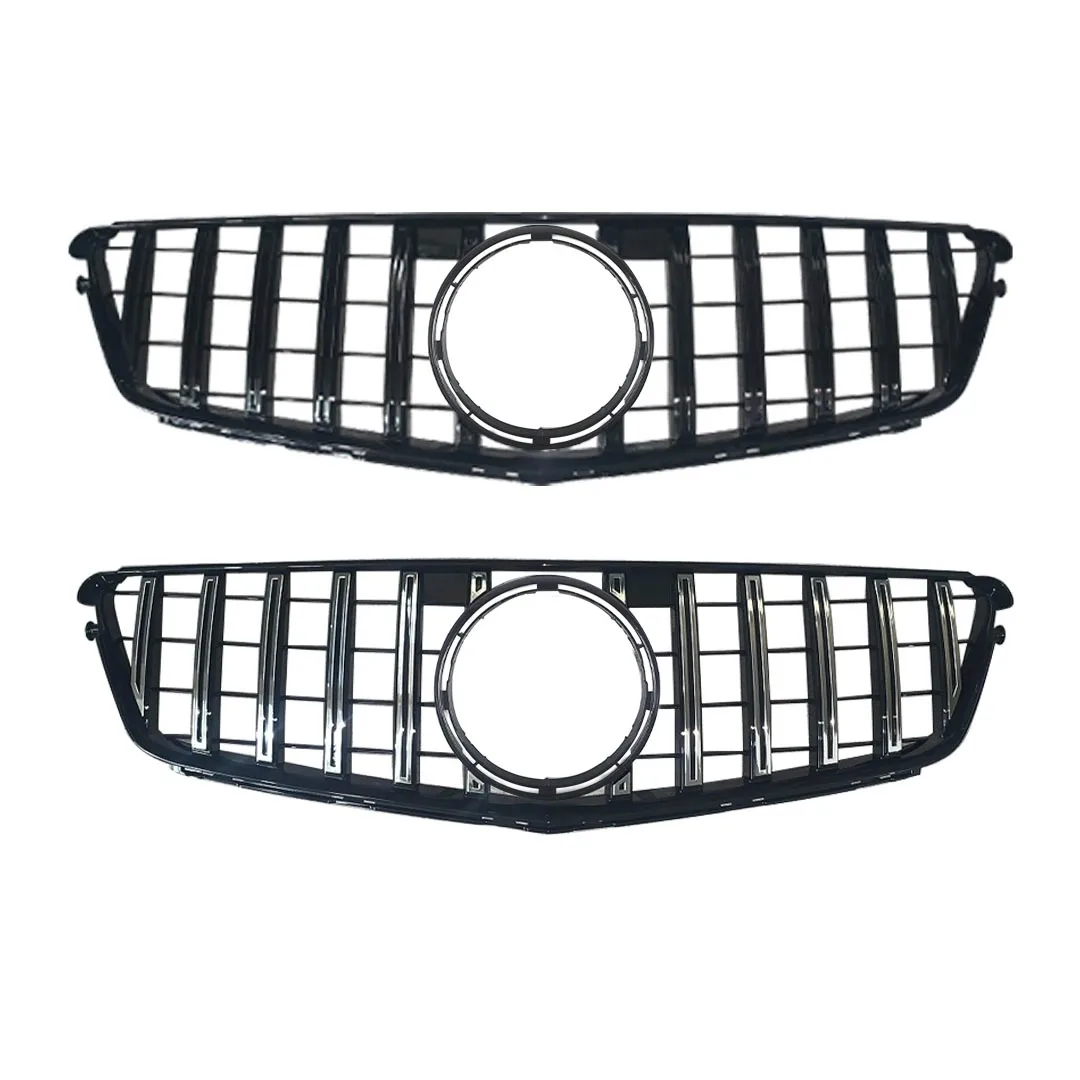 Upgrade Front Bumper Inlet Grille Racing Grill Mesh Tuning For Mercedes Benz C class W204 C204 Coupe C43 2007-14 C200 GT Style view 6