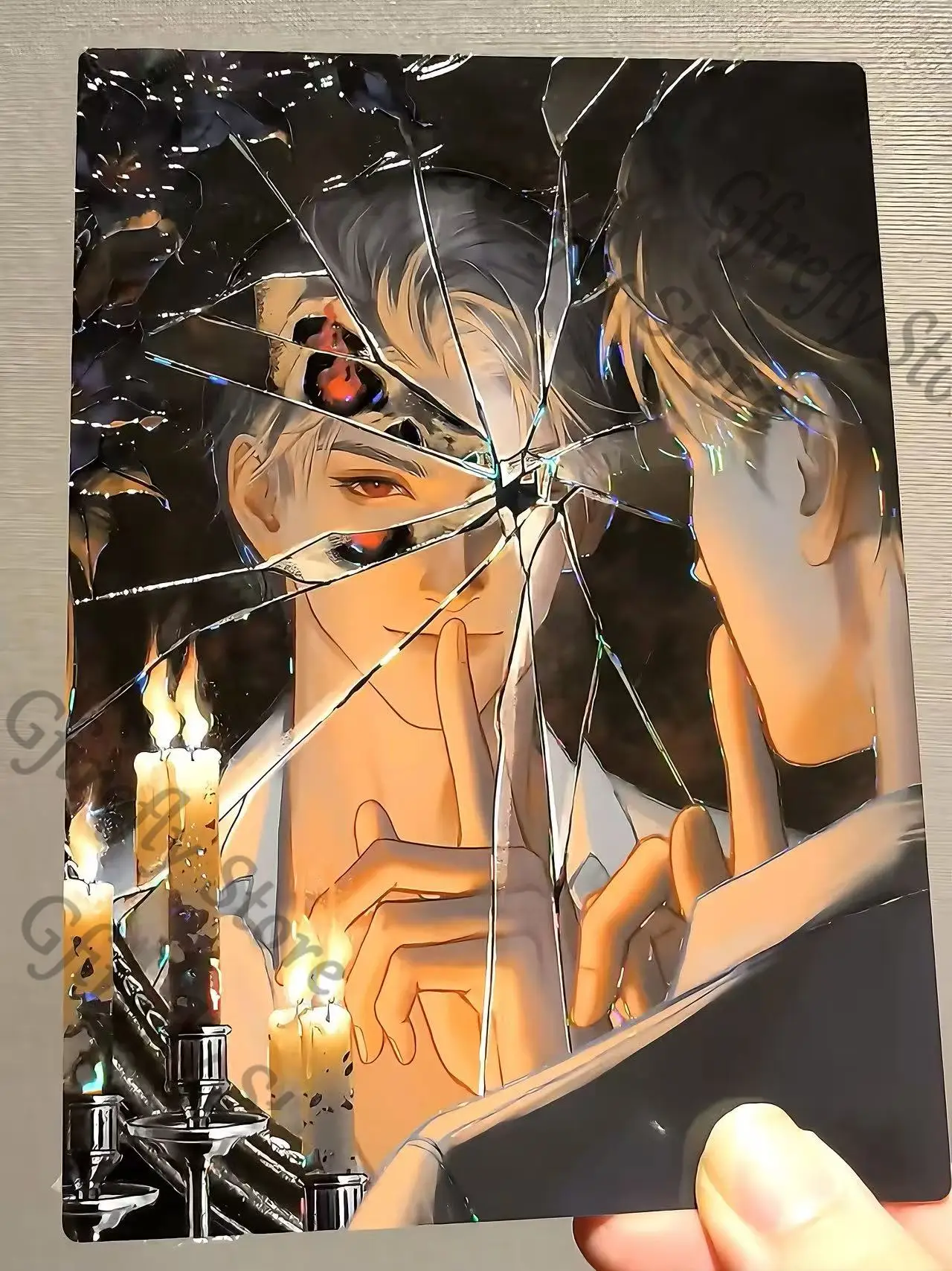 الحب والمساحة العميقة سيلوس تأثيري بطاقة شفافة Transcard الديكور عالية الجودة الحلي جمع الهدايا الحاضر أوتاكو #2