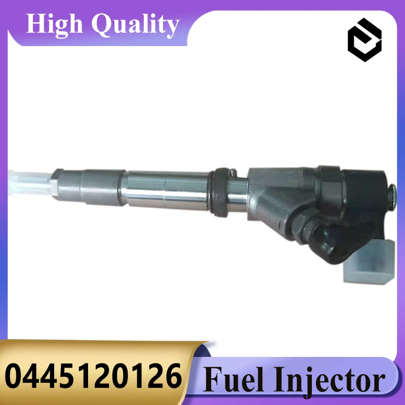 0445120126 Fuel Injector 0445-120-126 Engine D04FR 32G61-00010 for Bosch Mitsubishi Kobelco SK135-8 SK140-8 SK140-8 Excavator