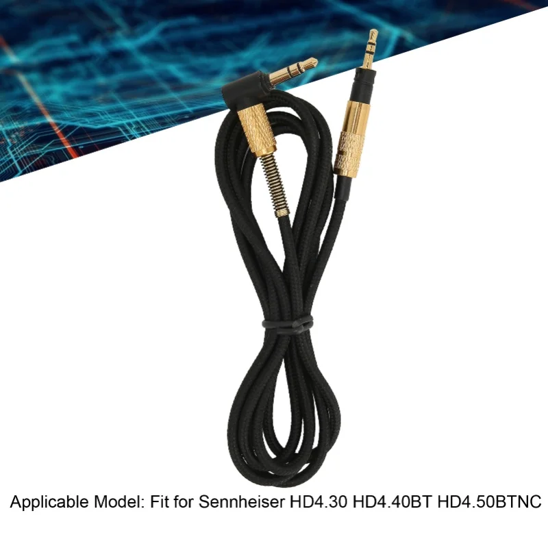 Cavo per cuffie Cavo audio Cavo di alimentazione adatto per Sennheiser HD4.30 HD4.40BT HD4.50BTNC