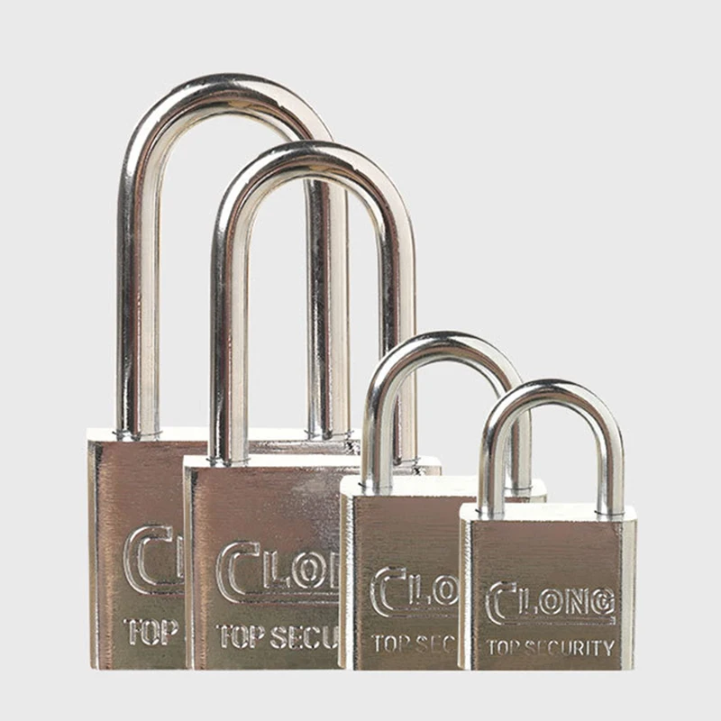 New Stainless Steel Same Key Open All Lock Waterproof Rust-Proof Tamper-Proof Lock Door Padlock Home Small Dormitory Beam Lock