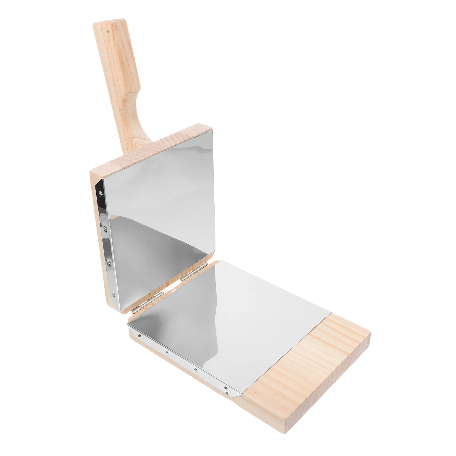 

Wooden Dumpling Presser Stainless Steel Dough Press Tool For Dumpling Skin Noodle Pizza Kitchen Gadget Accessories