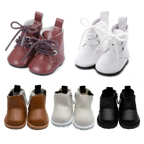 5-5.5cm Doll Boot Mini Shoes For 20cm Plush Doll For 1/4 Accessories Doll Shoes Doll House Change Clothes Game Toys Doll Boot