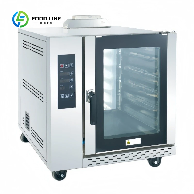 5 Trays Bakery Equipment Hot Air Circulation Gas Convection Oven