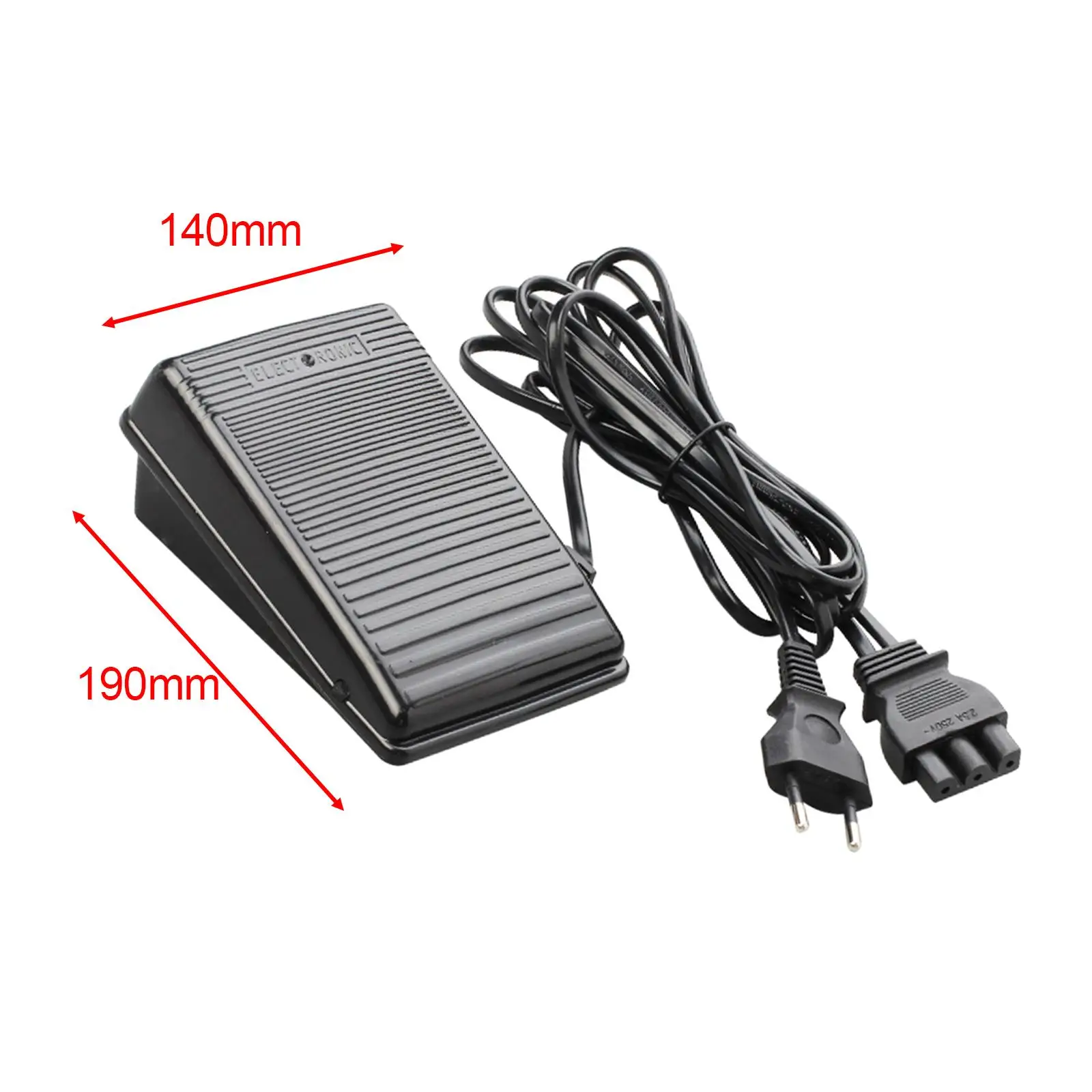 Sewing Machine Foot Pedal Power Cord Household Sewing Machine Accessories for Electric Sew Machine Foot Operated Control Pedal