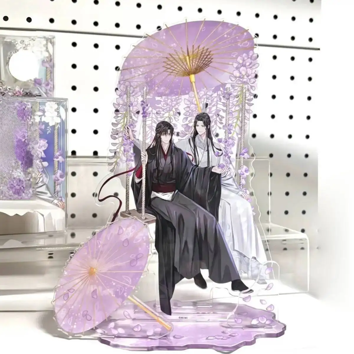 

Anime Game Desktop Decor The Founder Of Diabolism MDZS Wei Wu Xian Lan Wang Ji Cartoon Acrylic Stand Figure Display Model Plate