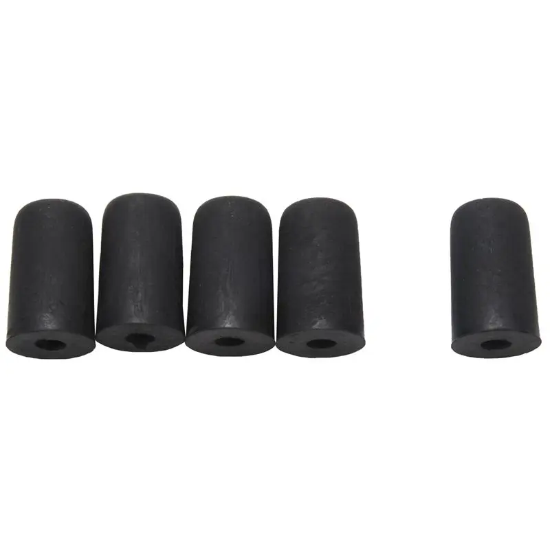 5 Pcs Cello Endpin Tip Protector Rubber Cello Tail Pin Case Tip Cap Protector Non-Slip Mat For Cello Stringed Violin Parts