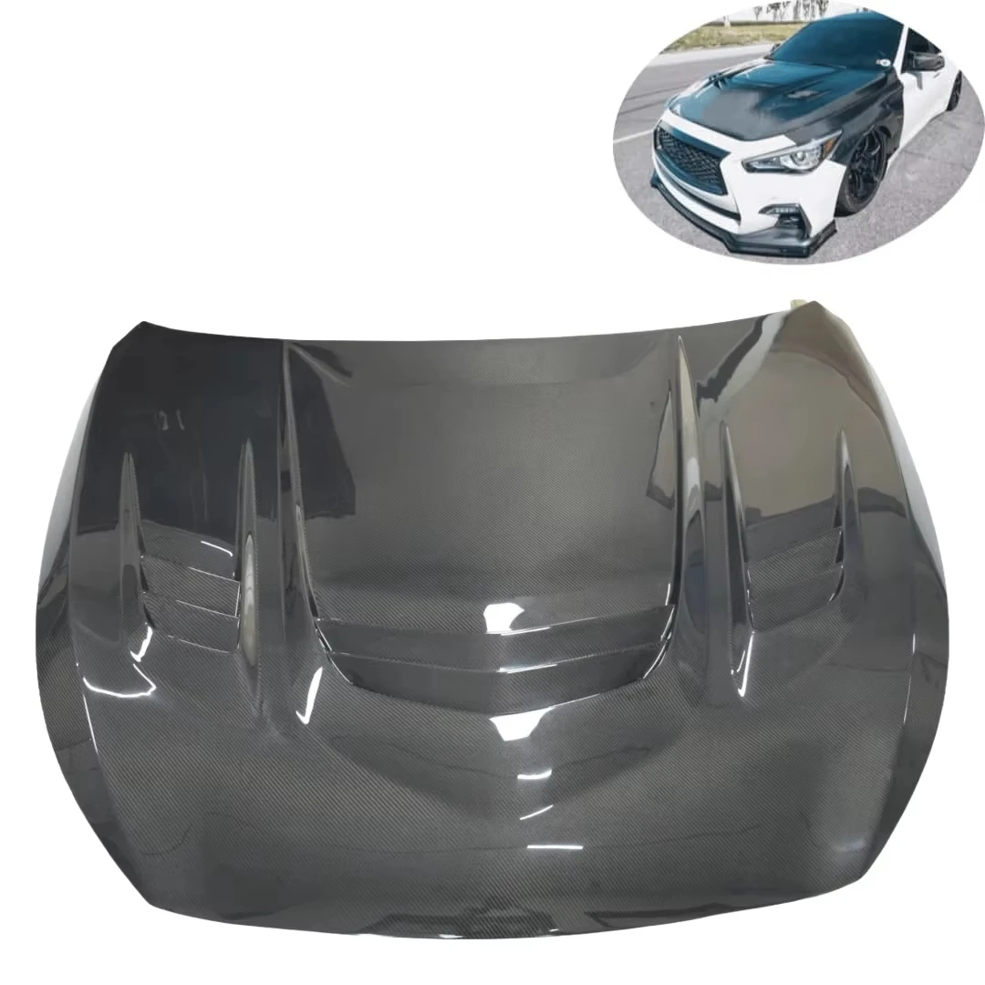 

Для Q50 Demon Style V5 Капот двигателя из углеродного волокна для Q50 Крышка двигателя из углеродного волокна 2014+ по индивидуальному заказу