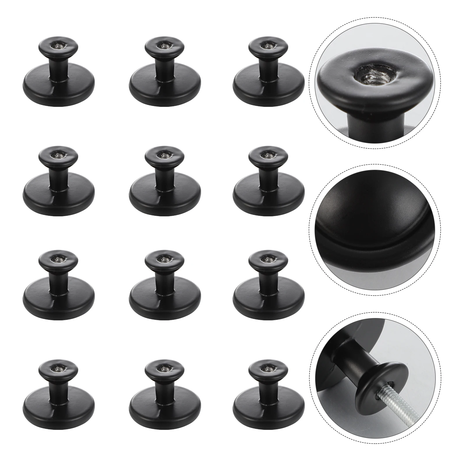 

12 Pcs Cabinet Drawer Aluminum Simple Dresser Pulls Multi functional Knobs Hardware Accessories Wardrobes Bookcases Shoe
