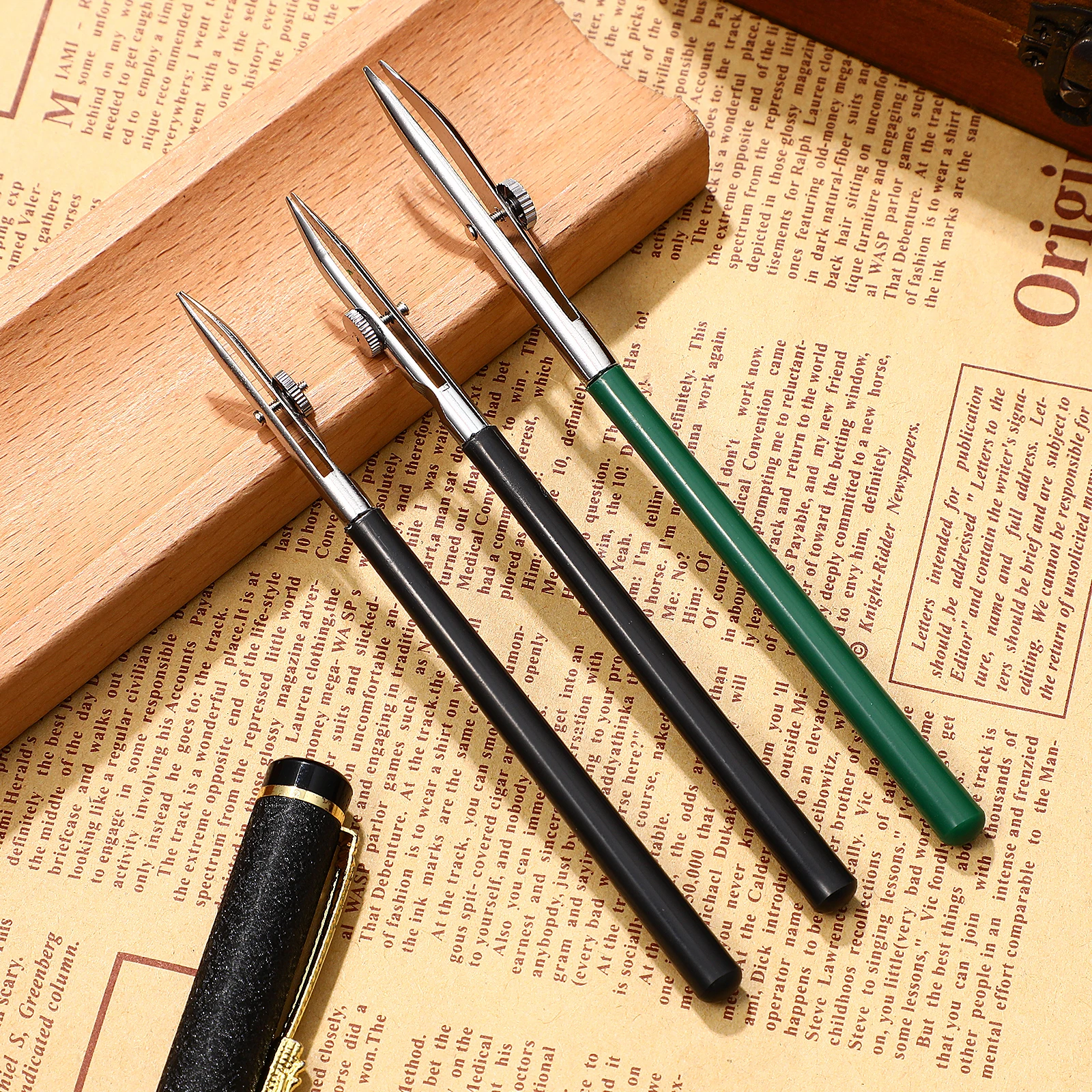 

3 pcs Adjustable Art Ruling For Fine Line Drawing Cartoon Calligraphy Artists Tools Compatible With Ink Masking Fluid Painting