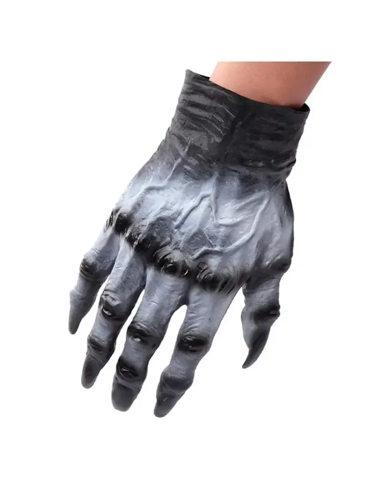 2025 هالوين مخيف الشيطان غيبوبة قفازات اليد الدموية الرعب تأثيري حلي اكسسوارات حفلة تنكرية الدعائم #4