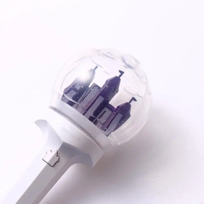 U4LF Lightweight Sturdy LED Keychain Delicate Support Stick LED Keychain Light For Fans At Concerts And Sports Event