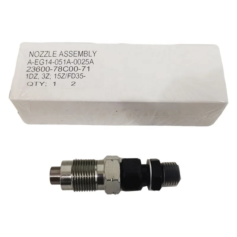 Wholesale forklift trucks parts 1DZ  fuel injector for  1dz motores 23600-78C00-71 injector for 1DZ