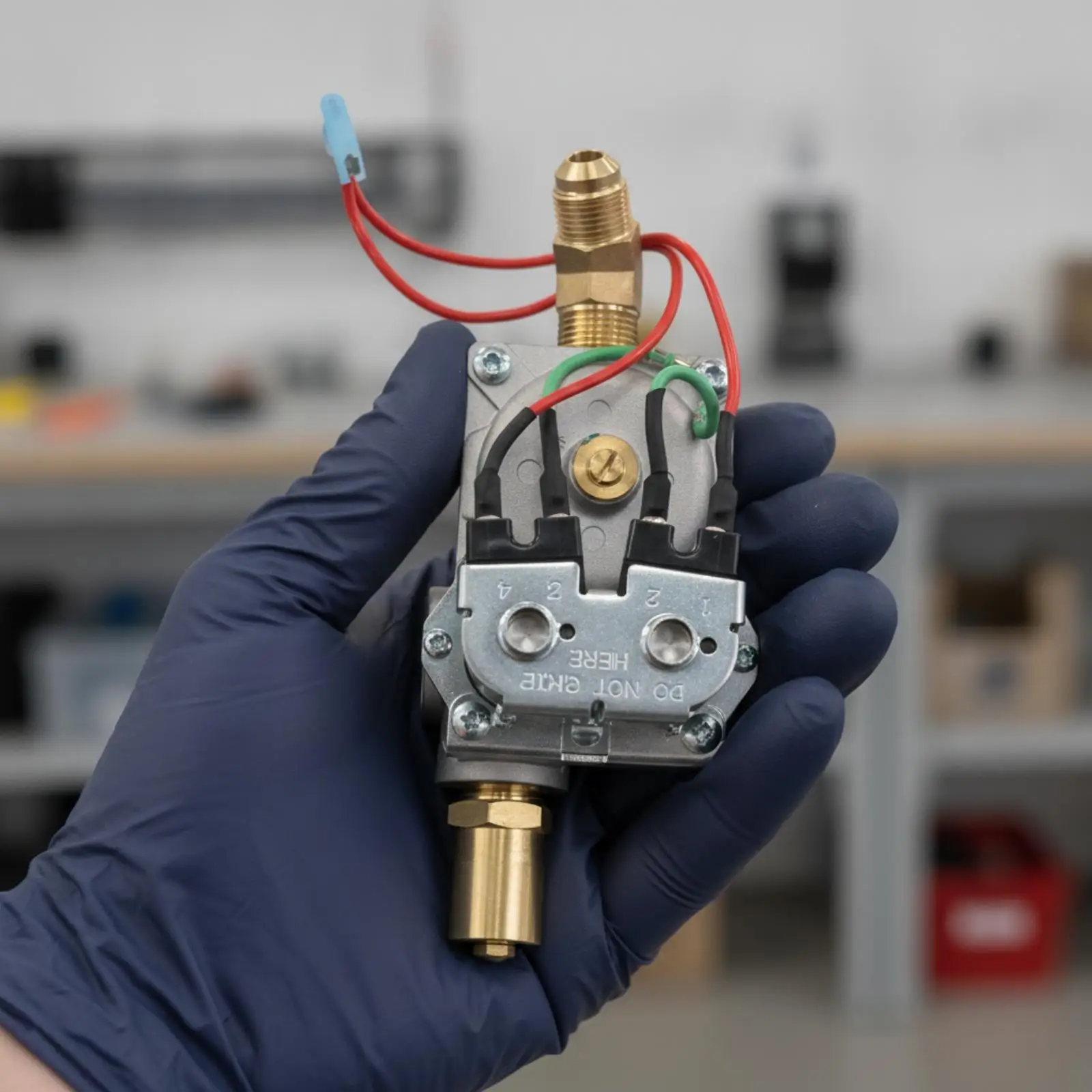 RV Gas Control Metering Assembly Direct Replacement Part Metal Construction, RV Gas metering assembly