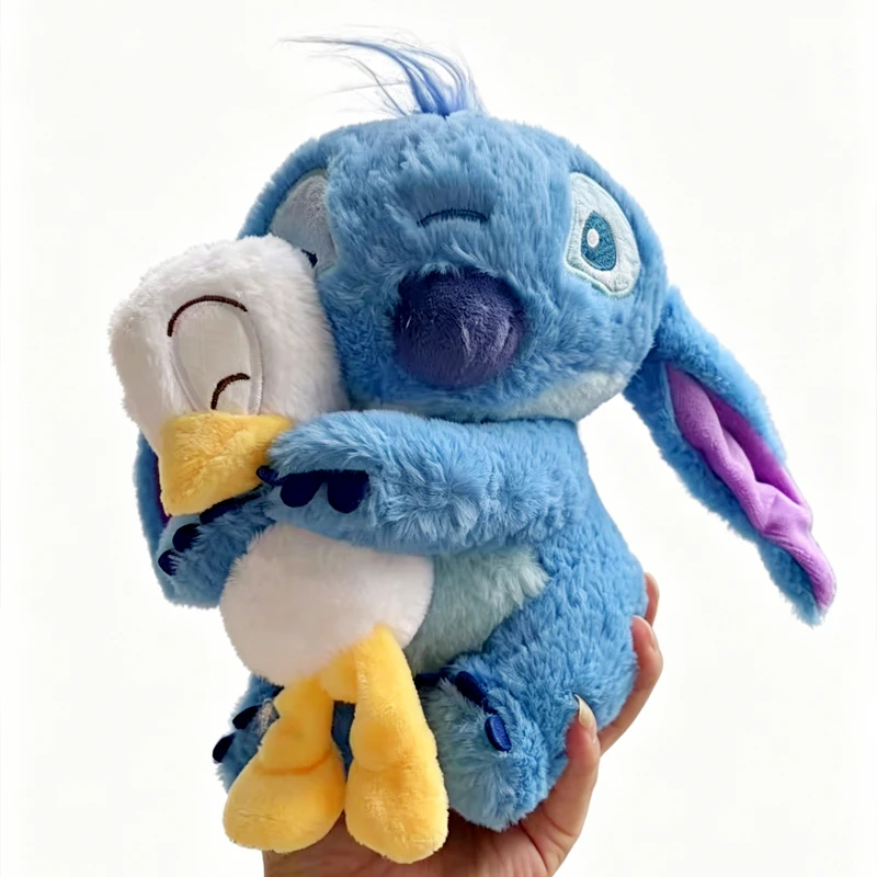 20 cm Disney Plüschpuppe Stitch Lilo Puppe Niedliche Ente Stitch Plüsch Stofftier Weihnachten Kindergeburtstagsgeschenk Kawaii Spielzeug
