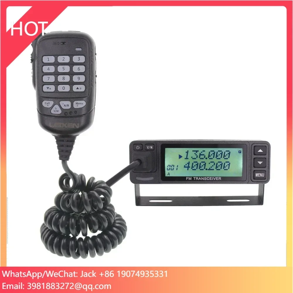

LEIXEN UV-998 25W Dual Band 144/430MHz Mobile Car Radio UV Amateur Ham Radio VV-898S Upgraded UV-998 Two Way Radio