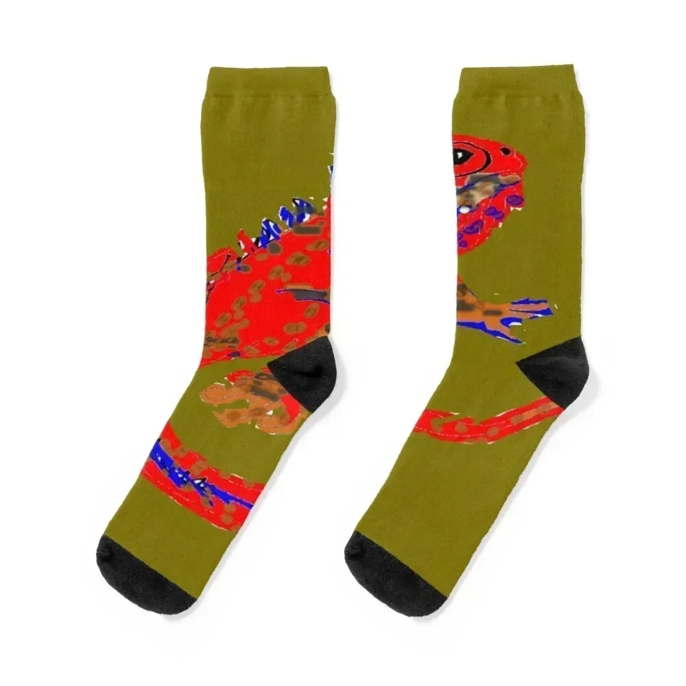

Lizard Socks Men's sport loose Antiskid soccer Socks Women's Men's