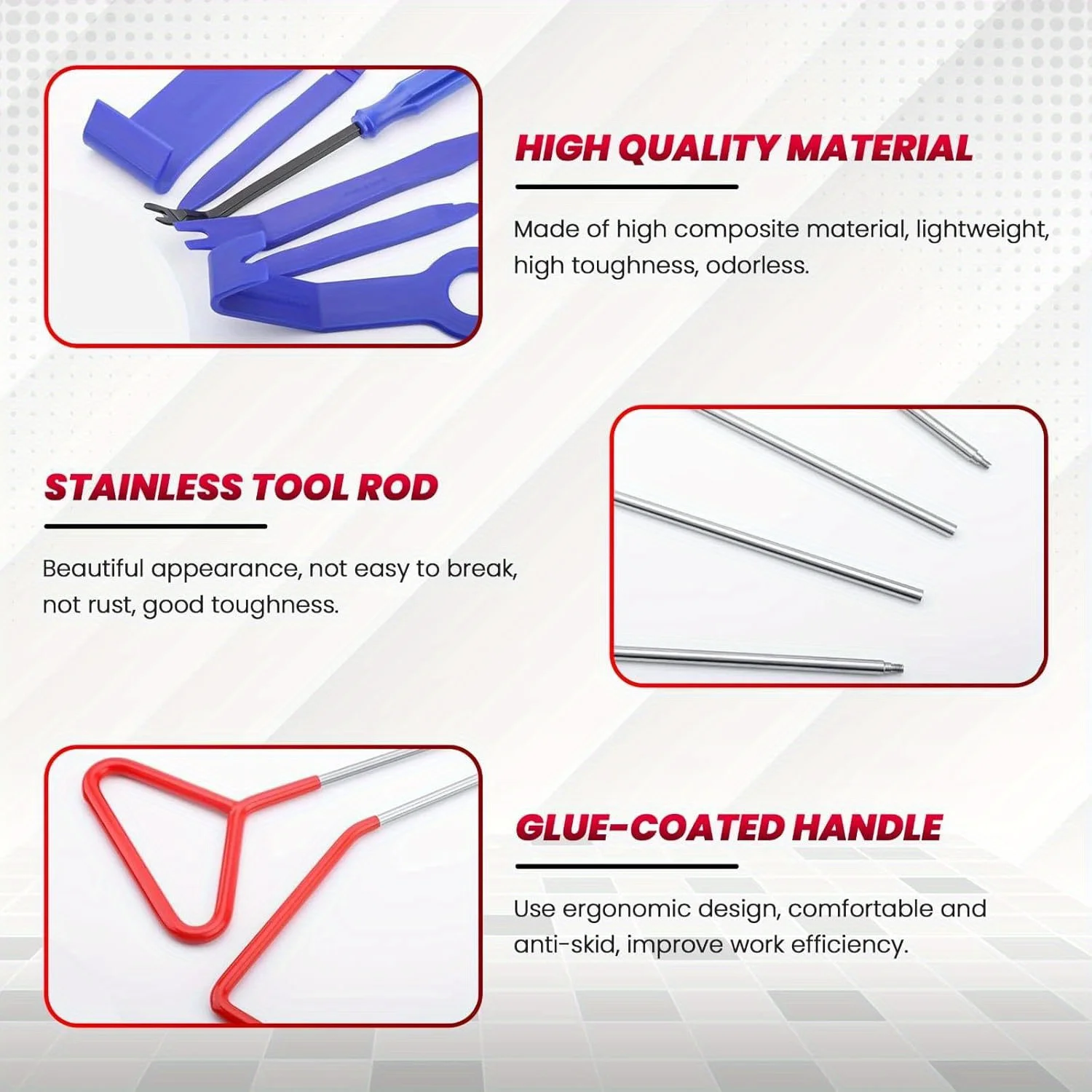 مجموعة أدوات باب السيارة المفتوحة الجديدة، مضخة هواء قابلة للنفخ، نافذة تلقائية، أدوات تثبيت مفتوحة، مجموعات وصول طويلة، بدون بطارية