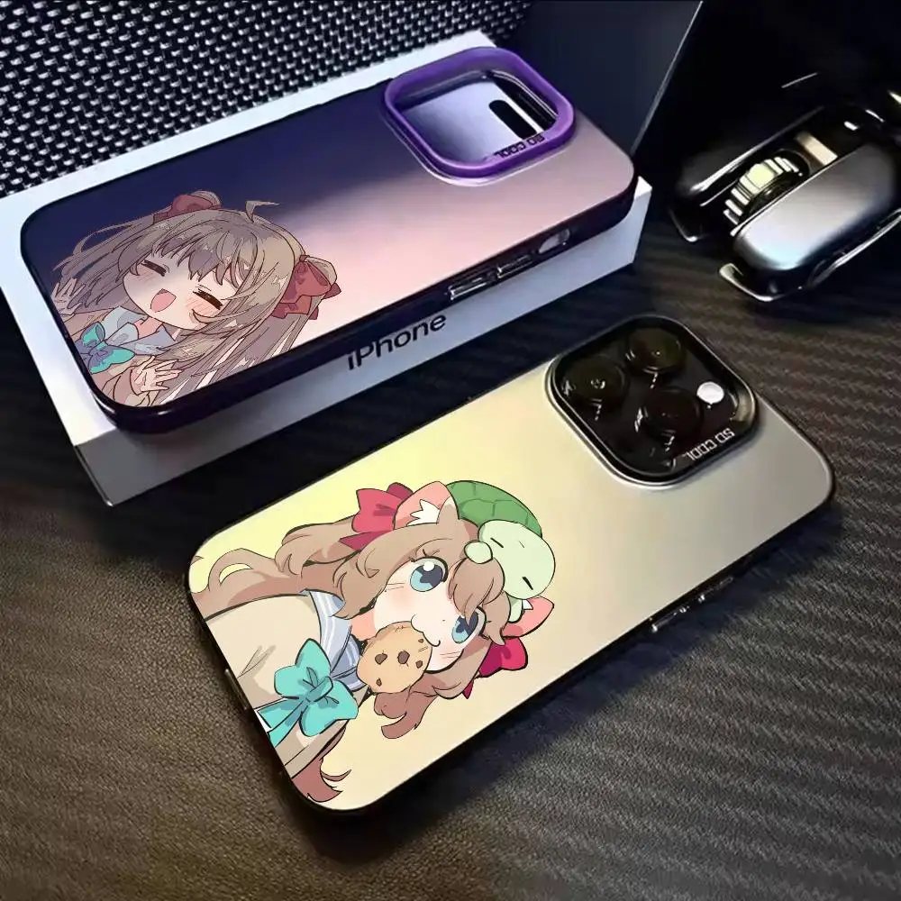 Funda para Teléfono Neuro Sama Cute para iPhone 17, 16, 15, 14, 13, 12, 11, Mini, Pro, E, MAX, Acabado Mate Candy
