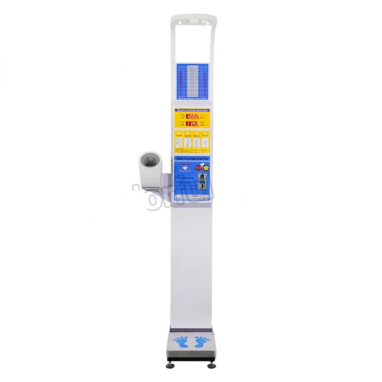 

Arcade Game Coin Operated Blood Pressure And Weight Meter Vending Machine