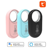 Tuya Zigbee Smart Hanging Temperature and Humidity Sensor Detector Smart Home Humidifier Thermostat Scene Linkage App Controler