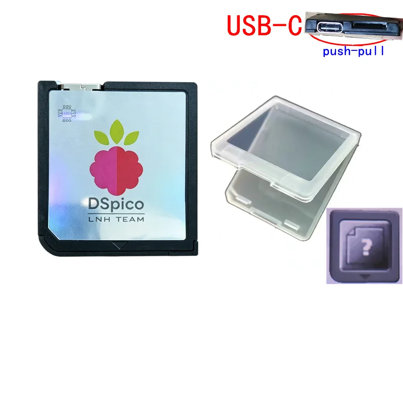 DSPico Flashcart DS Pico Neuer Cart für ALLE DS/DSi/3DS/2DS Einfache Konfiguration Nur PICO-Karte und Kunststoffgehäuse – Detail 5