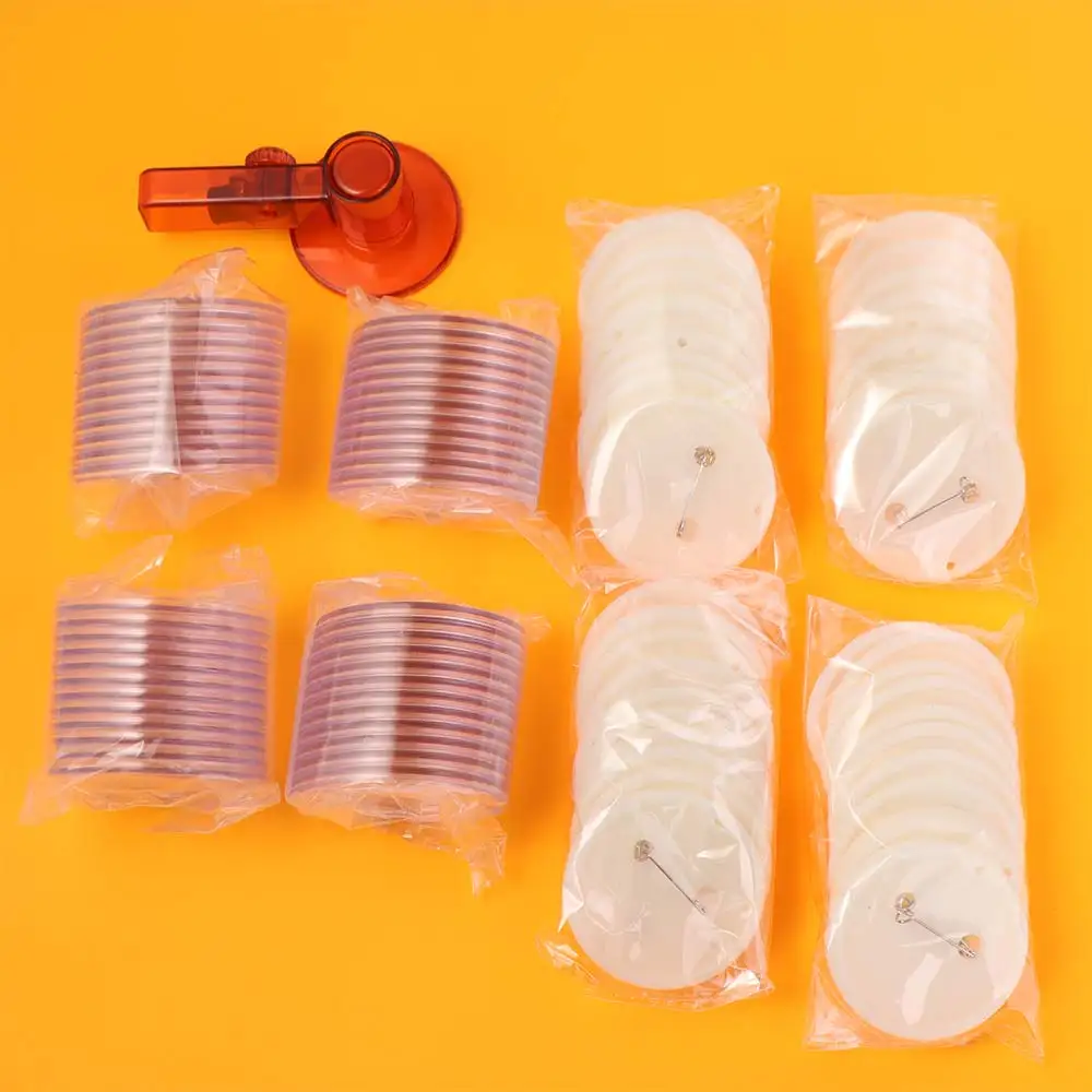 

Punch Press Badge Maker Machine Cute Stickers Button Making Supplies Button Maker Machine 55mm Decorations DIY Pin Maker