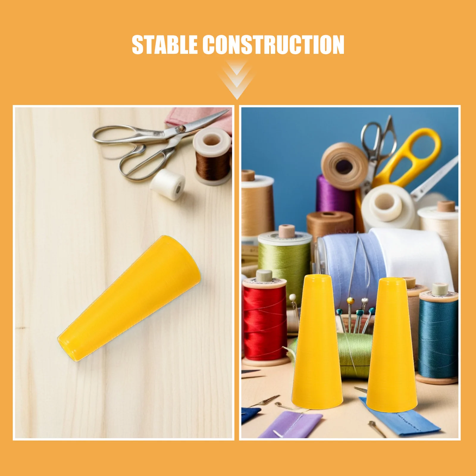 8 قطع من أنابيب المغزل للغزل - بكرات بلاستيكية متوافقة مع آلات متعددة لتنظيم أعمال التطريز اليدوية الفعالة #6