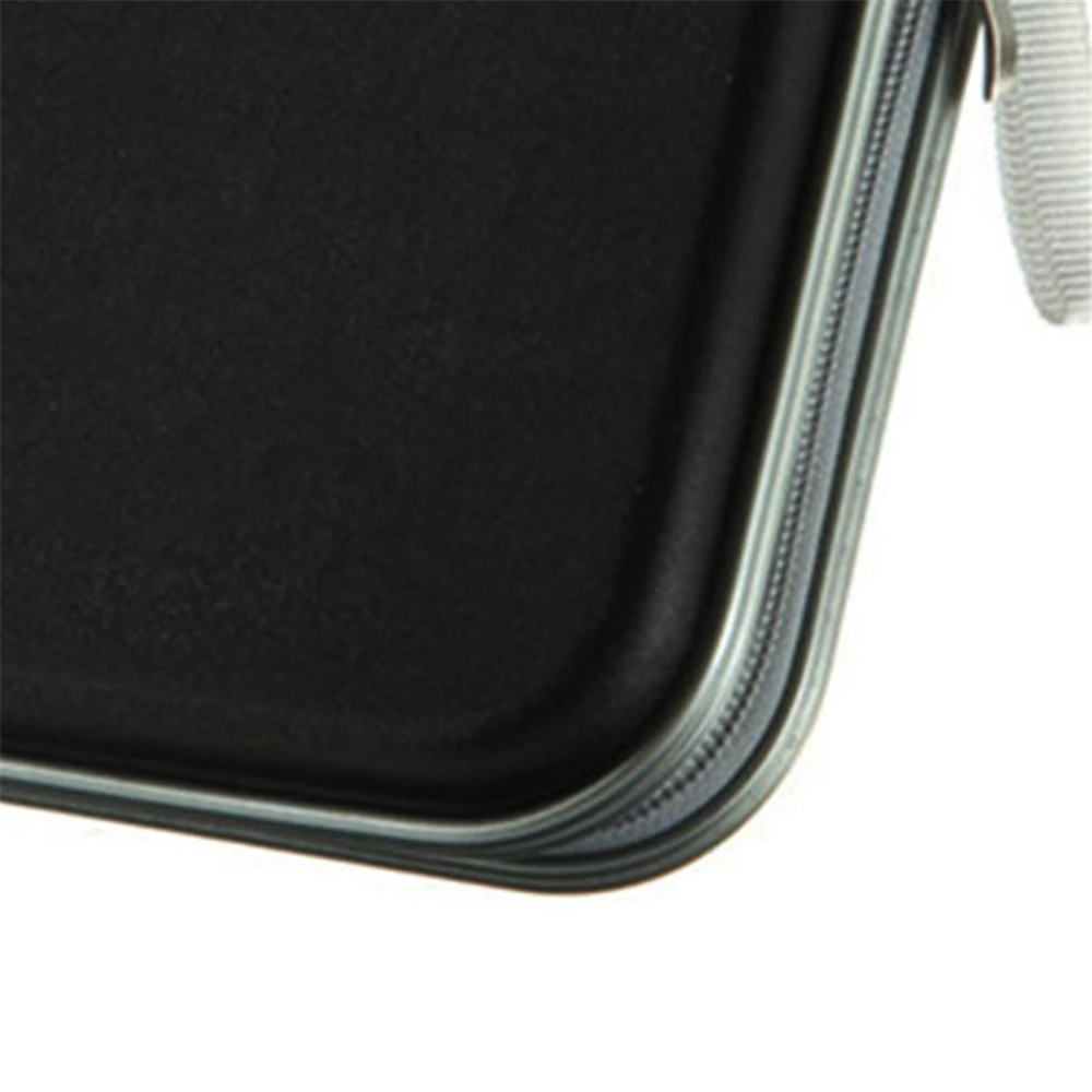 40개 용량의 휴대용 포켓 앨범 박스 홀더 오거나이저 디스크 지갑 CD 케이스 보관함