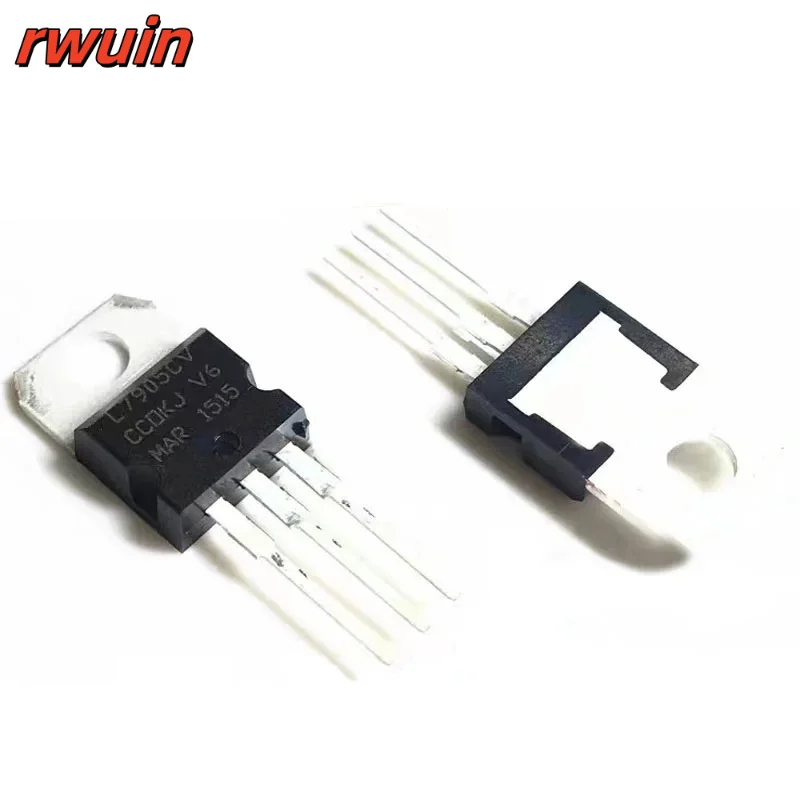 10PCS L7905CV L7905 LM7905 three-terminal voltage regulator 5V In-line TO-220